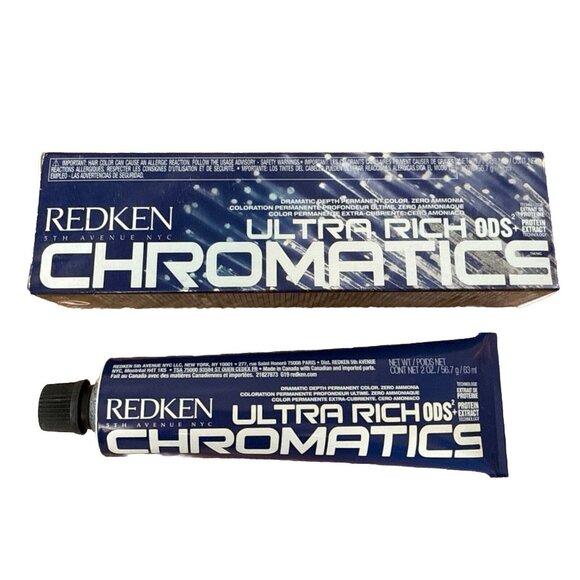 Redken Chromatics Ultra Rich Permanent Haircolor 2 oz 7Gi Gold/Iridescent - Picture 1 of 2